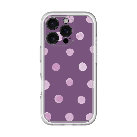Premium Panel［ Watercolor Dots Retro Color - Purple ］