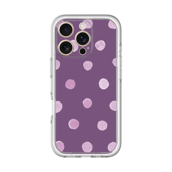 Premium Panel［ Watercolor Dots Retro Color - Purple ］