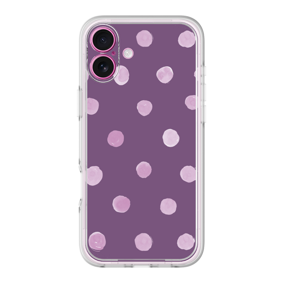 Premium Panel［ Watercolor Dots Retro Color - Purple ］