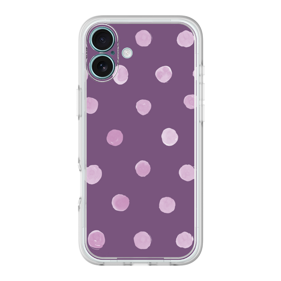 Premium Panel［ Watercolor Dots Retro Color - Purple ］