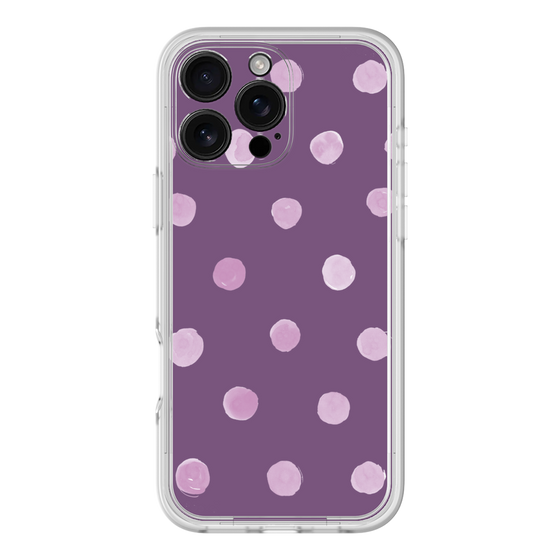 Premium Panel［ Watercolor Dots Retro Color - Purple ］