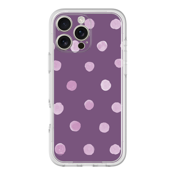 Premium Panel［ Watercolor Dots Retro Color - Purple ］