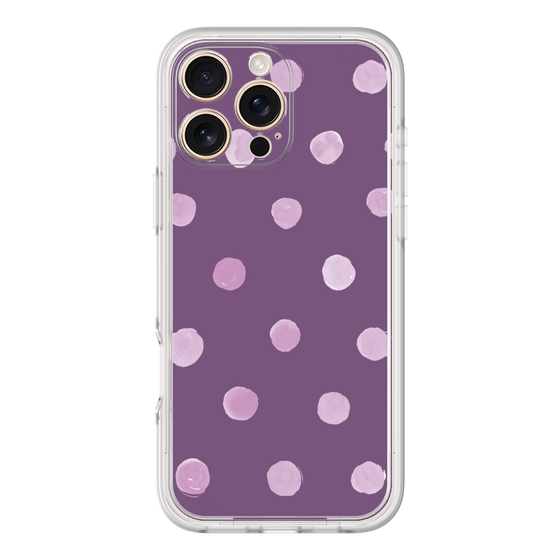 Premium Panel［ Watercolor Dots Retro Color - Purple ］