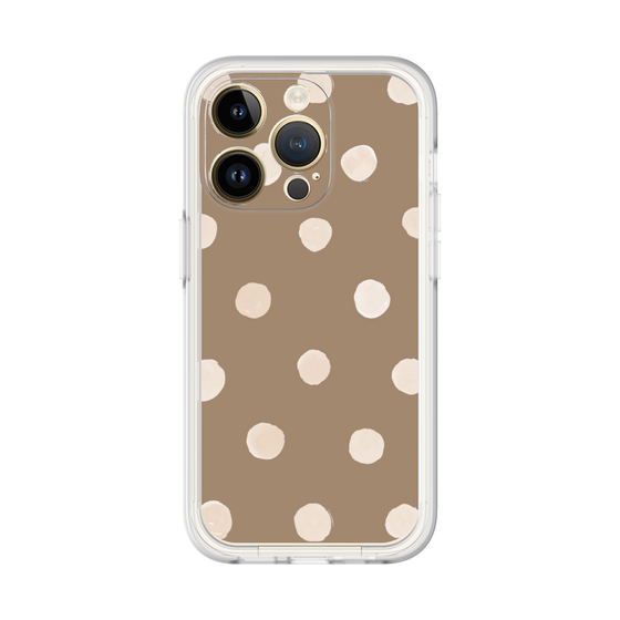 Premium Panel［ Watercolor Dots Retro Color - Brown ］