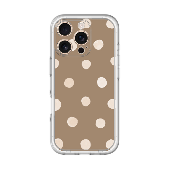 Premium Panel［ Watercolor Dots Retro Color - Brown ］