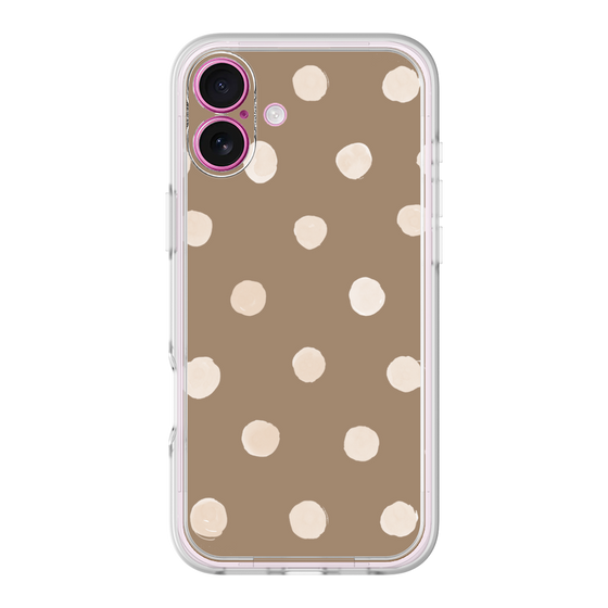 Premium Panel［ Watercolor Dots Retro Color - Brown ］