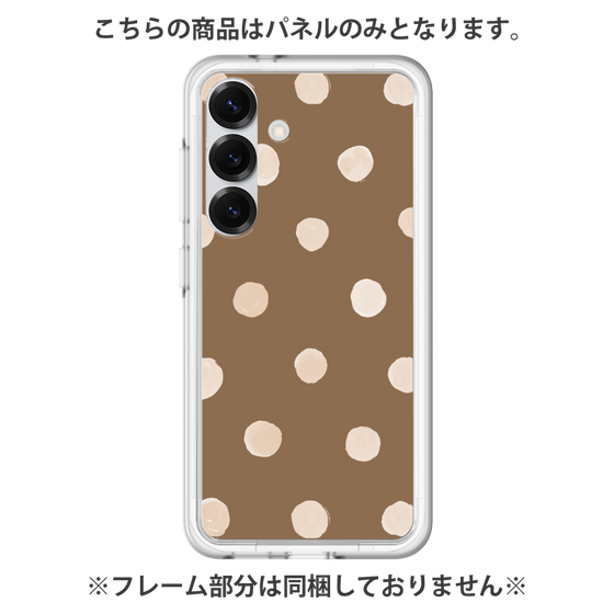Premium Panel［ Watercolor Dots Retro Color - Brown ］