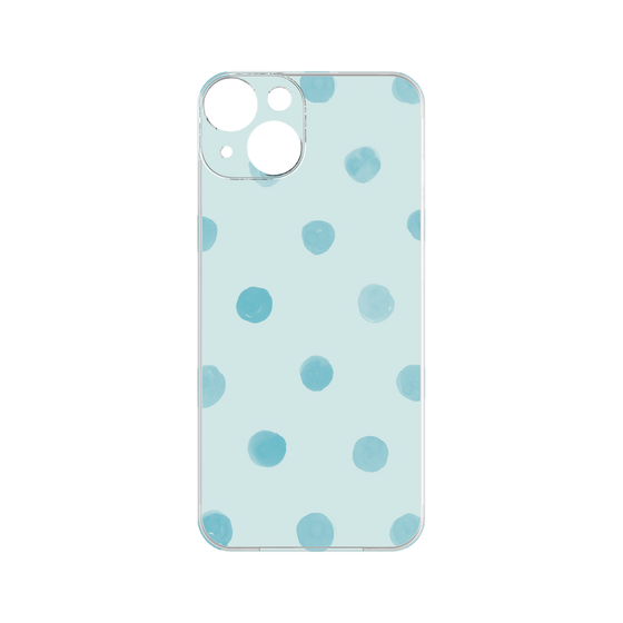 Premium Panel［ Watercolor Dots Retro Color - Light Blue ］