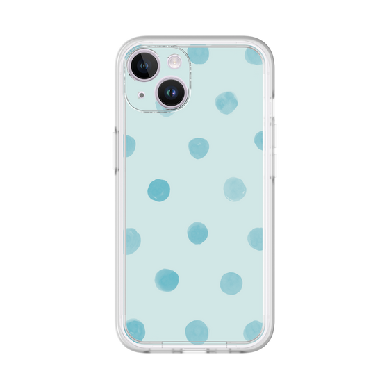 Premium Panel［ Watercolor Dots Retro Color - Light Blue ］