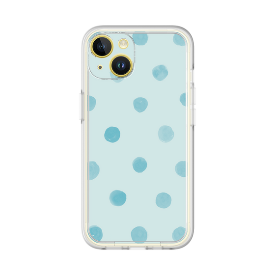 Premium Panel［ Watercolor Dots Retro Color - Light Blue ］