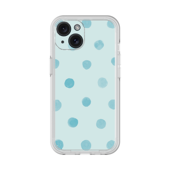 Premium Panel［ Watercolor Dots Retro Color - Light Blue ］