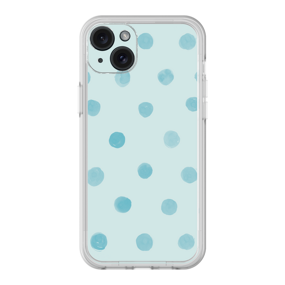 Premium Panel［ Watercolor Dots Retro Color - Light Blue ］