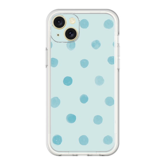 Premium Panel［ Watercolor Dots Retro Color - Light Blue ］