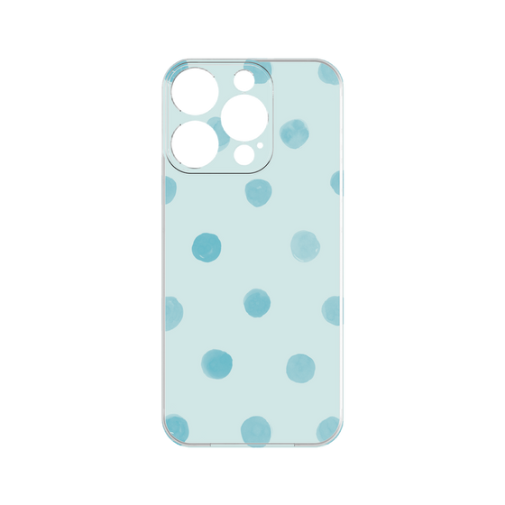 Premium Panel［ Watercolor Dots Retro Color - Light Blue ］