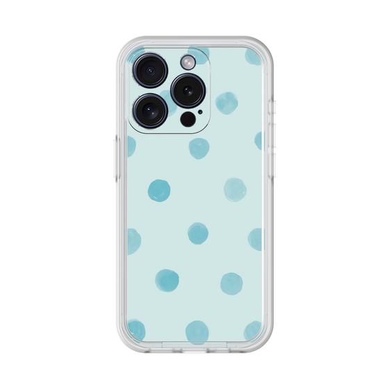 Premium Panel［ Watercolor Dots Retro Color - Light Blue ］