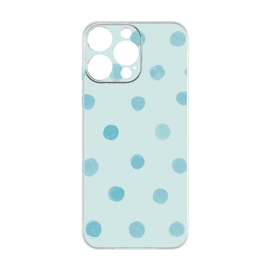Premium Panel［ Watercolor Dots Retro Color - Light Blue ］