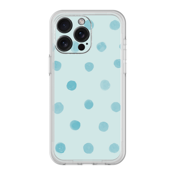 Premium Panel［ Watercolor Dots Retro Color - Light Blue ］