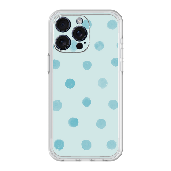 Premium Panel［ Watercolor Dots Retro Color - Light Blue ］