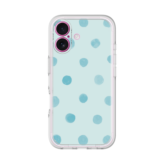 Premium Panel［ Watercolor Dots Retro Color - Light Blue ］