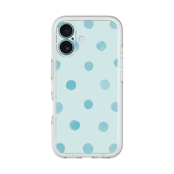 Premium Panel［ Watercolor Dots Retro Color - Light Blue ］