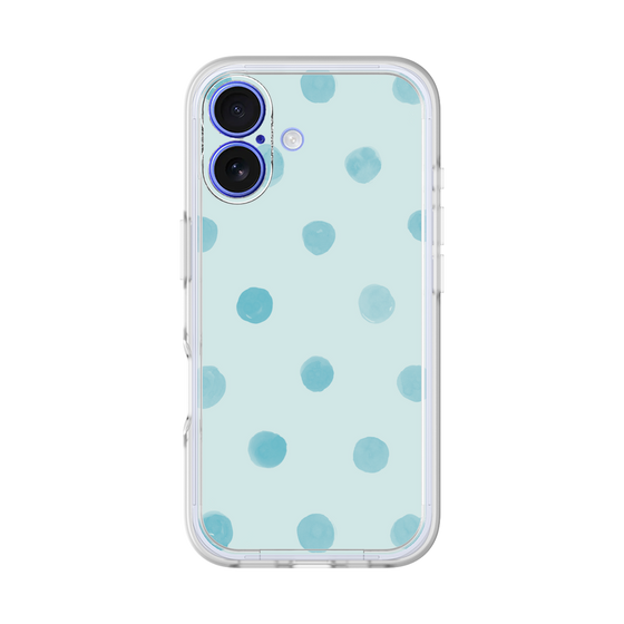 Premium Panel［ Watercolor Dots Retro Color - Light Blue ］