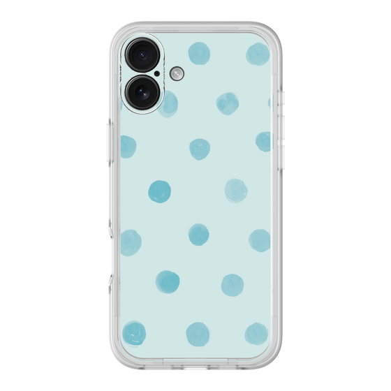 Premium Panel［ Watercolor Dots Retro Color - Light Blue ］
