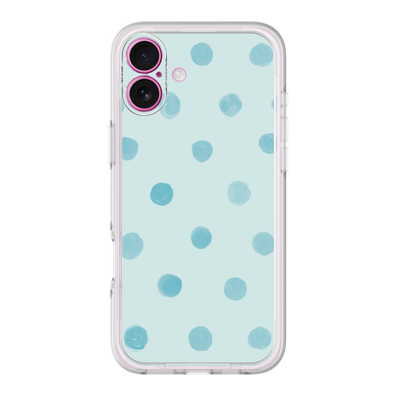 Premium Panel［ Watercolor Dots Retro Color - Light Blue ］
