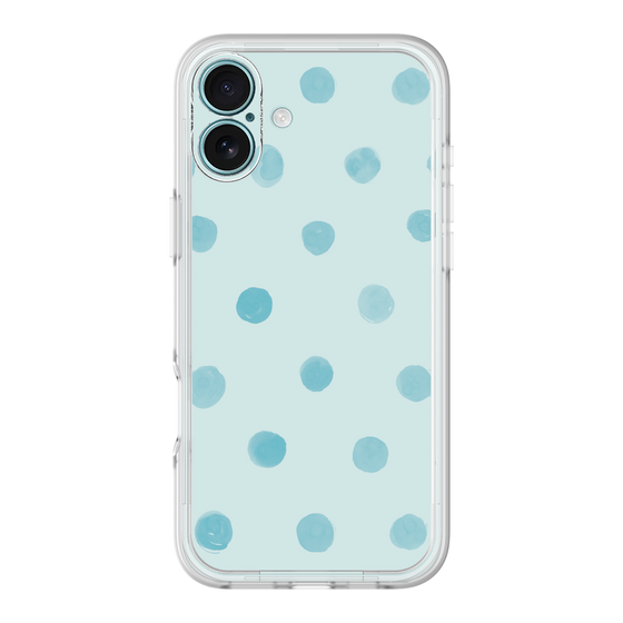 Premium Panel［ Watercolor Dots Retro Color - Light Blue ］
