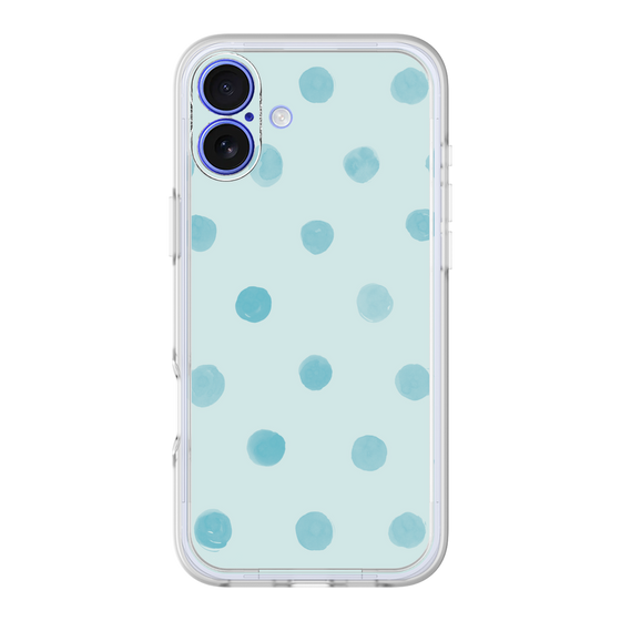 Premium Panel［ Watercolor Dots Retro Color - Light Blue ］