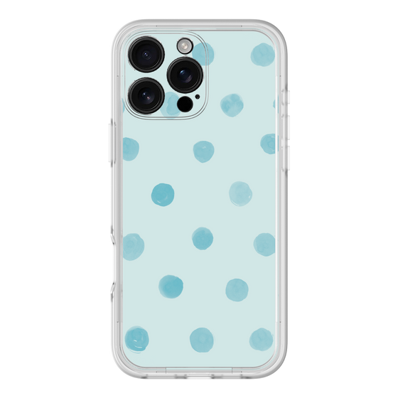 Premium Panel［ Watercolor Dots Retro Color - Light Blue ］
