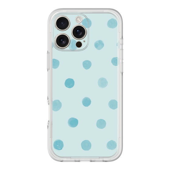 Premium Panel［ Watercolor Dots Retro Color - Light Blue ］