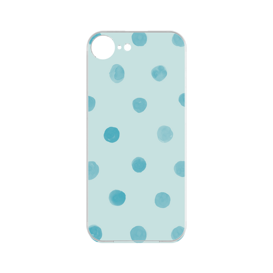 Premium Panel［ Watercolor Dots Retro Color - Light Blue ］