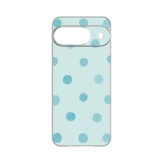 Premium Panel［ Watercolor Dots Retro Color - Light Blue ］
