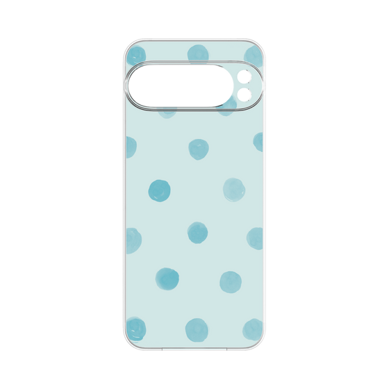 Premium Panel［ Watercolor Dots Retro Color - Light Blue ］