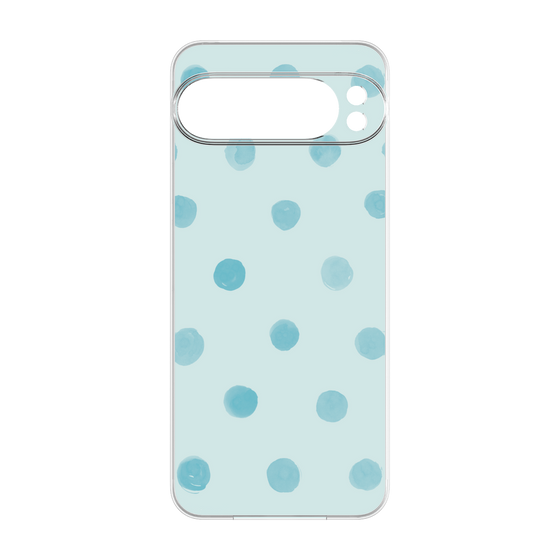 Premium Panel［ Watercolor Dots Retro Color - Light Blue ］