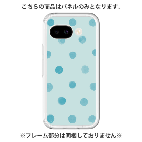 Premium Panel［ Watercolor Dots Retro Color - Light Blue ］