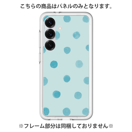 Premium Panel［ Watercolor Dots Retro Color - Light Blue ］