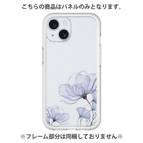 Premium Panel［ Natural Flower - blue ］