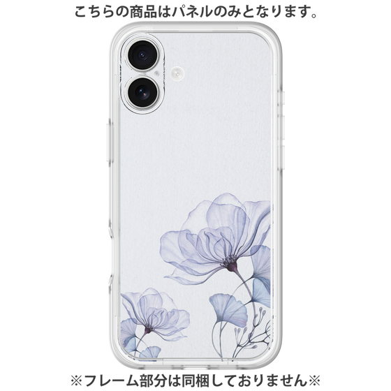 Premium Panel［ Natural Flower - blue ］