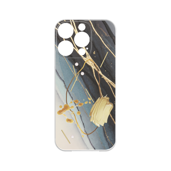Premium Panel［ Marble Nuance Painting Black ］