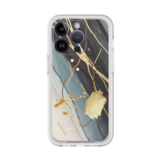 Premium Panel［ Marble Nuance Painting Black ］