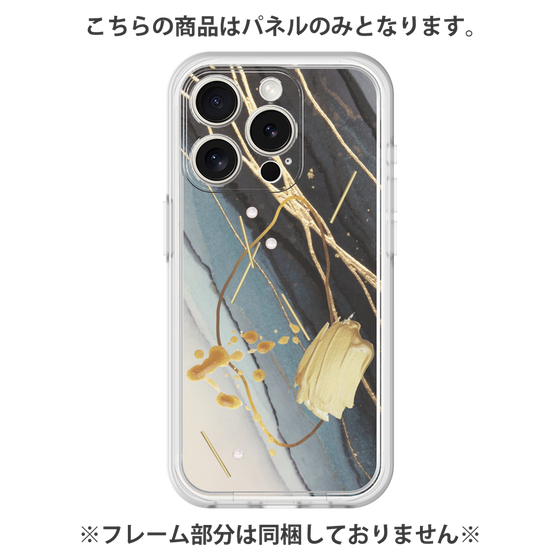 Premium Panel［ Marble Nuance Painting Black ］