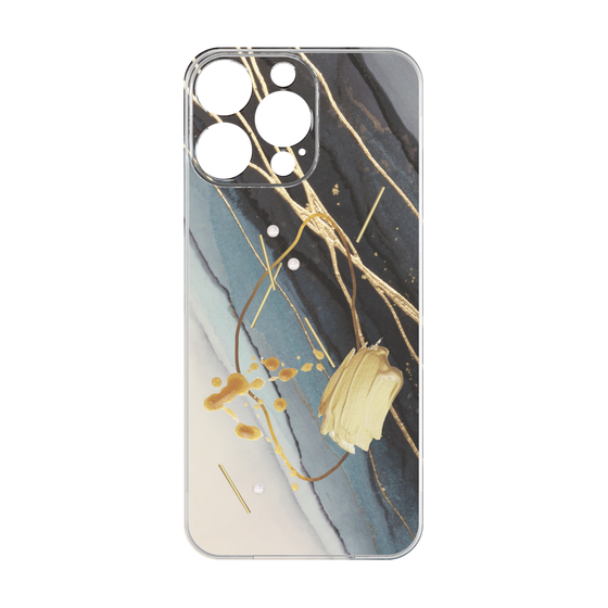 Premium Panel［ Marble Nuance Painting Black ］