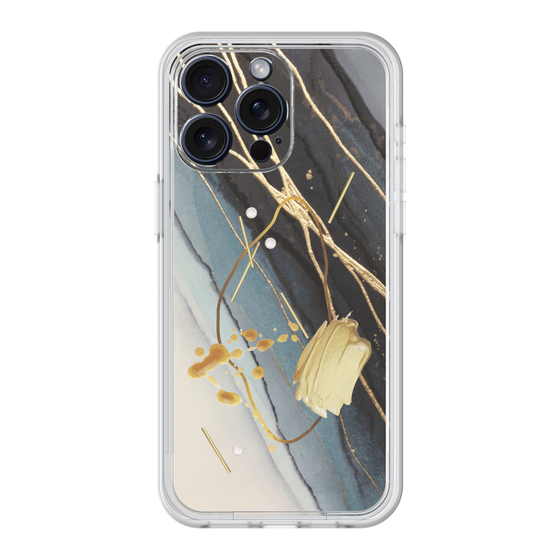 Premium Panel［ Marble Nuance Painting Black ］