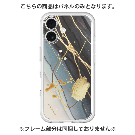 Premium Panel［ Marble Nuance Painting Black ］