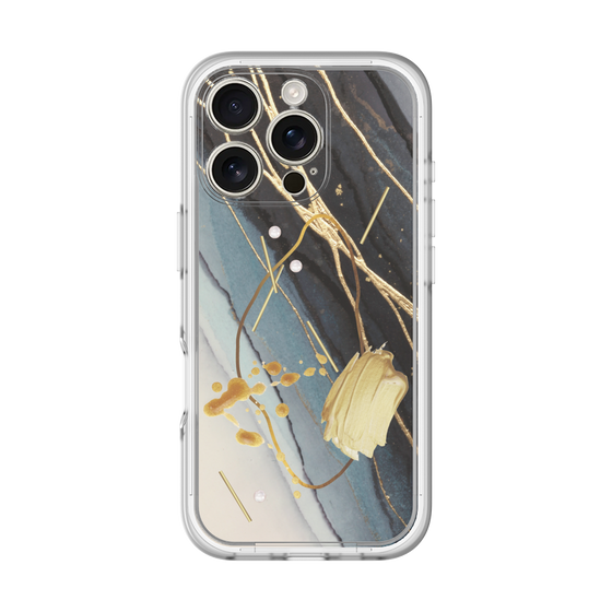 Premium Panel［ Marble Nuance Painting Black ］