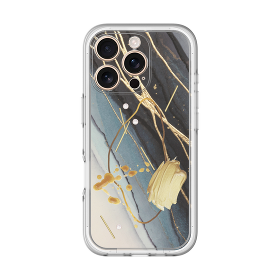 Premium Panel［ Marble Nuance Painting Black ］