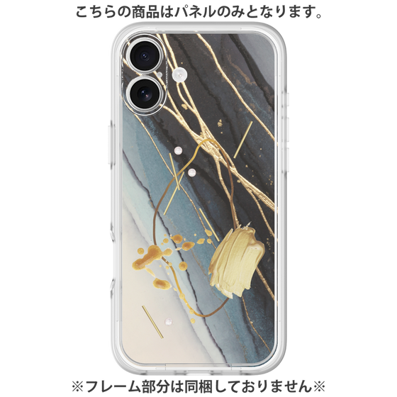 Premium Panel［ Marble Nuance Painting Black ］