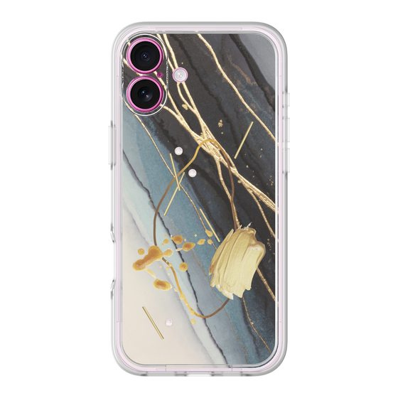 Premium Panel［ Marble Nuance Painting Black ］