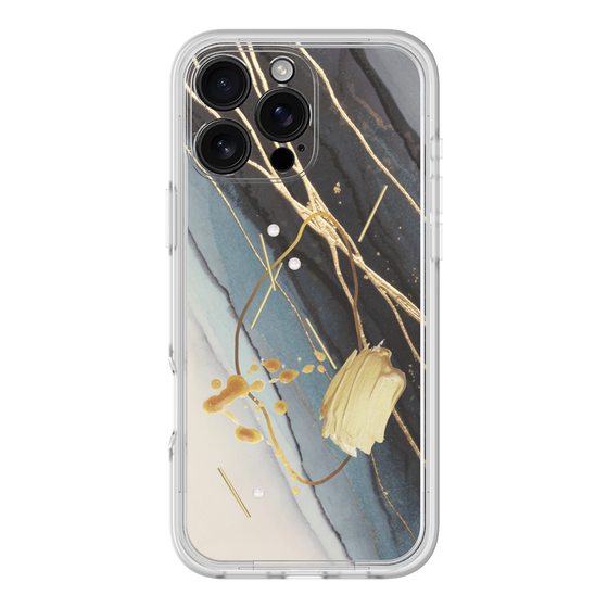 Premium Panel［ Marble Nuance Painting Black ］
